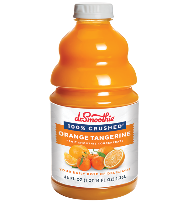 Dr. Smoothie 100% Crushed Orange Tangerine Smoothie Concentrate 46oz 6/ Pack