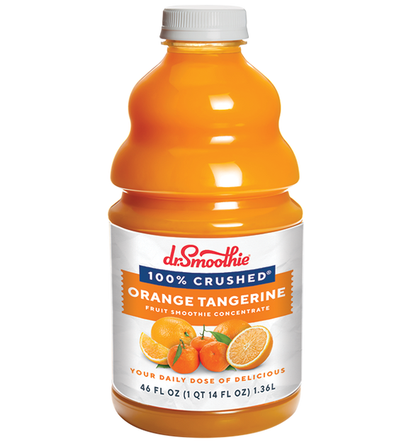 Dr. Smoothie 100% Crushed Orange Tangerine Smoothie Concentrate 46oz 6/ Pack