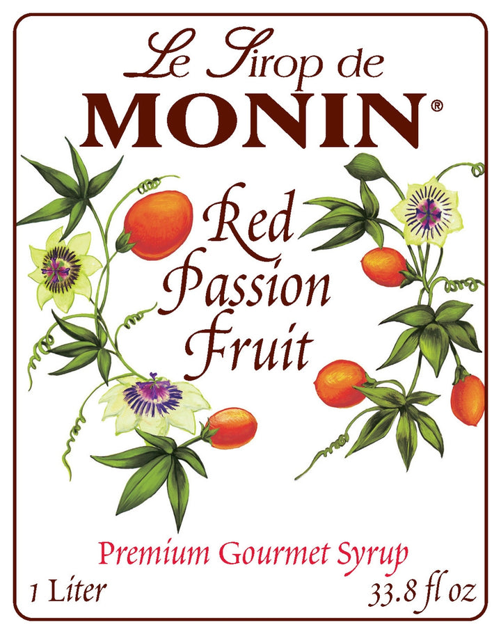 Red Passion Fruit - Monin - Premium Syrups and Flavourings - Canadian Distributor