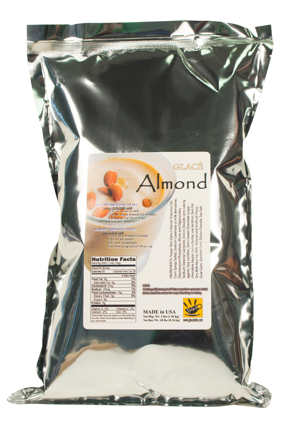 Almond 4 in 1 Bubble Tea / Latte and Frappe Mix - Made in the USA