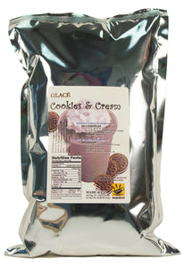 Cookies and Cream 4 in 1 Bubble Tea / Latte and Frappe Mix - 3 lbs. Bag (Case 6 x 3 lbs. Bags)