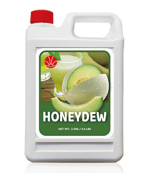 Honeydew Fruit Puree Syrup for Bubble Tea, Smoothies, Cocktails 5KG (11 Lbs) Jar