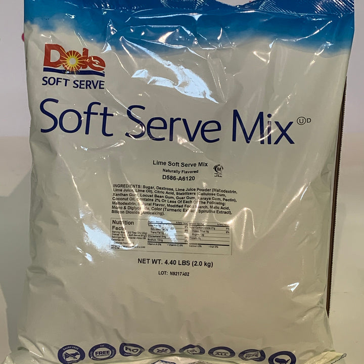 Dole Lime Soft Serve Mix - 4.4 Lbs. Bag