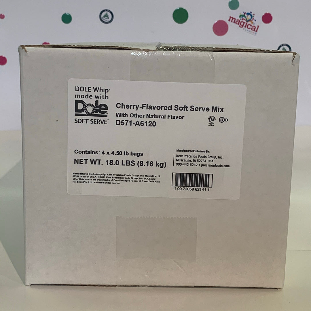 Dole Cherry Soft Serve Mix - 4,4 livres Sac - Caisse (4 sacs de 4,4 lb)