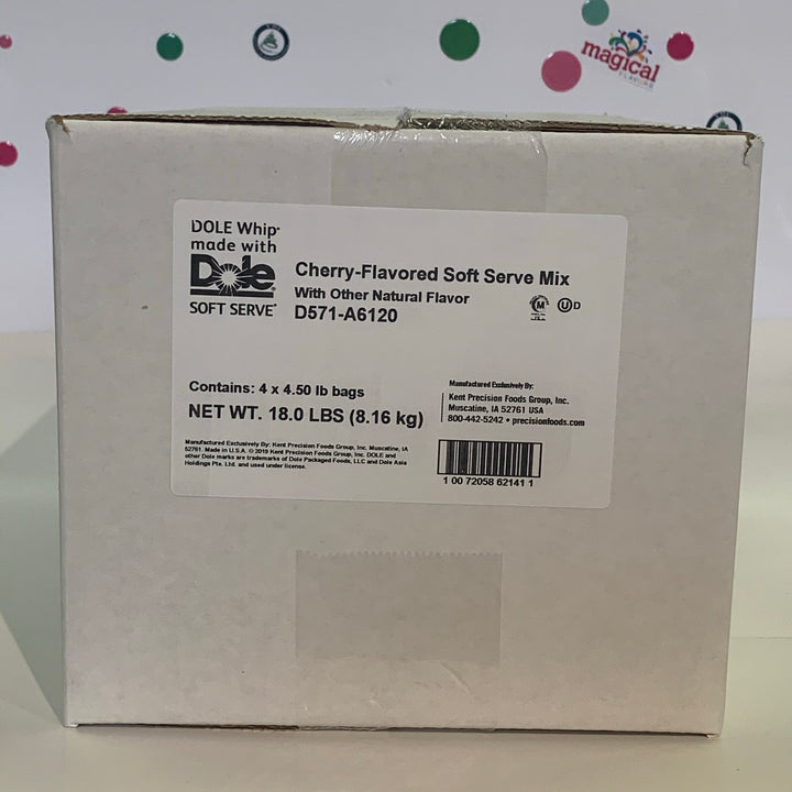 Dole Cherry Soft Serve Mix - 4,4 livres Sac - Caisse (4 sacs de 4,4 lb)