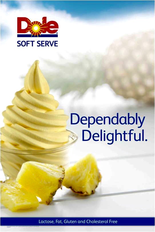 Dole pineapple soft 2025 serve mix ratio