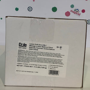 Dole Lemon Soft Serve Mix - 4.4 Lbs. Bag - Case (4 X 4.4lb Bags)