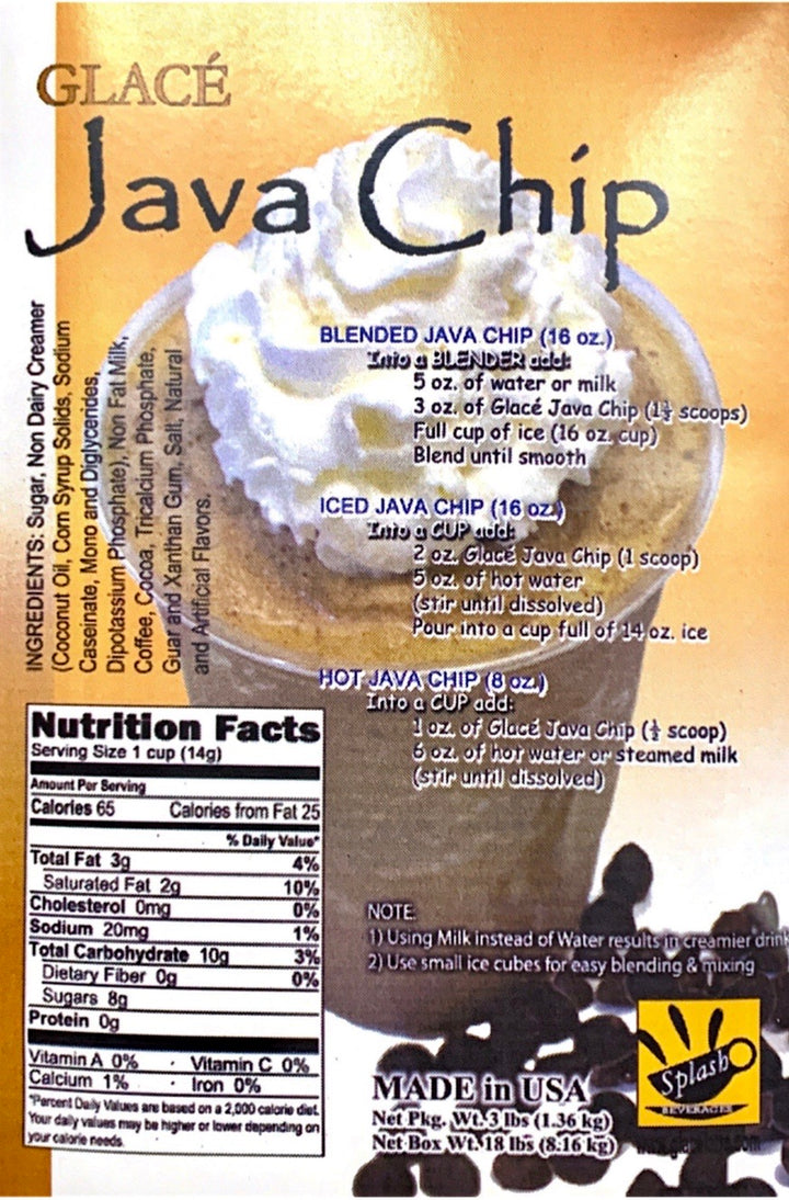 Java Chip Bubble Tea Mix Supplier