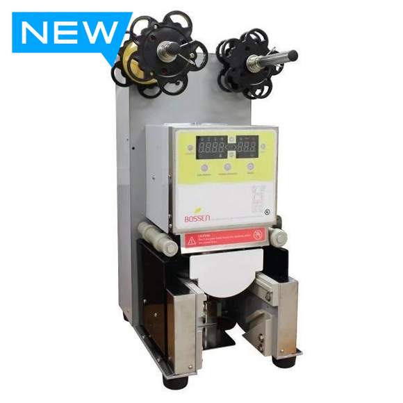 Bubble Tea Cup Sealing Film Machine (Automatic) for 95mm PP Cups (UL Certified)