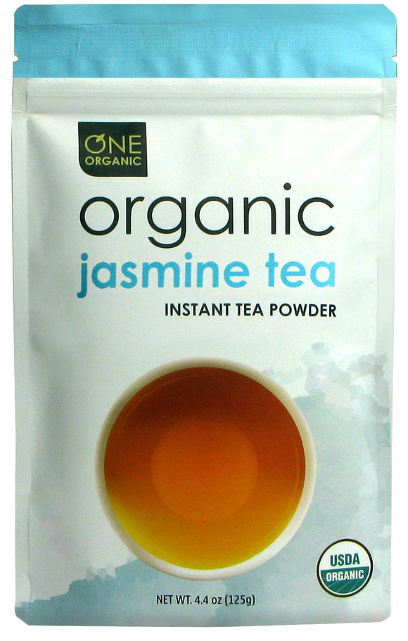 Instant Jasmine Green Tea Premium Organic - 125 grams (4.4 oz) Pouch