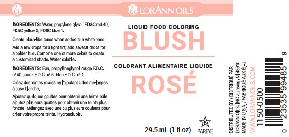 Blush Food Liquid Color Canada by LorAnn Oils Canada