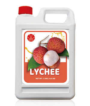 Lychee Fruit Puree Syrup for Bubble Tea, Smoothies, Cocktails 5KG (11 Lbs) Jar