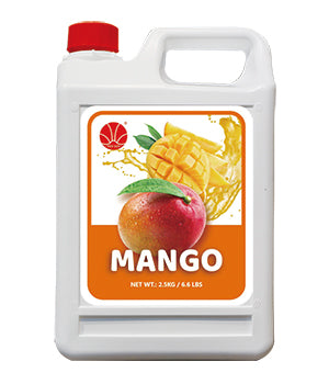 Mango Fruit Puree Syrup for Bubble Tea, Smoothies, Cocktails 