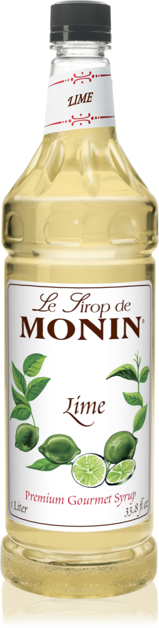 Lime - Monin - Premium Syrups and Flavourings - 4 x 1 L per case
