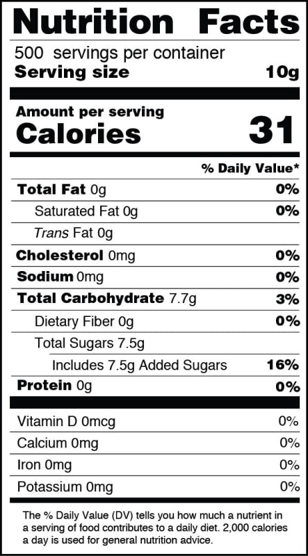 Fructose (5kg) | Sweetener | Bossen Canada