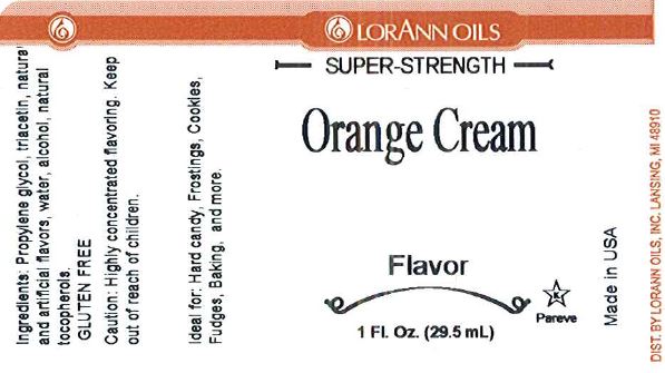 Orange Cream Flavoring - Super Strength Flavor 16 oz., 1 Gallon, 5 Gallons