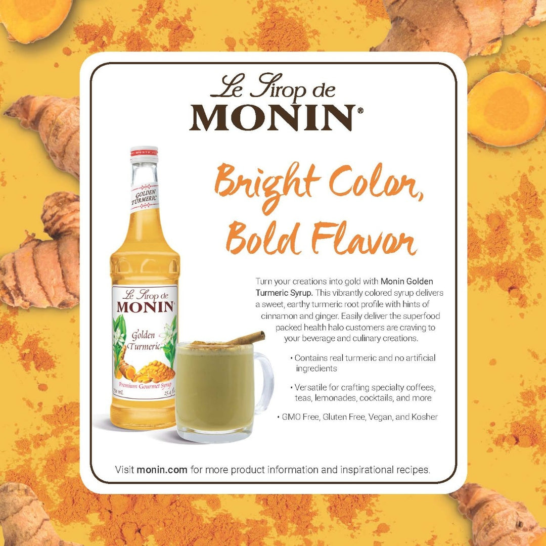 Golden Turmeric - Monin - Premium Syrups and Flavourings