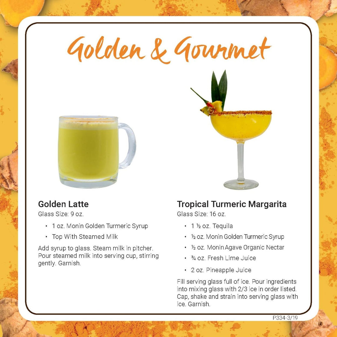 Golden Turmeric - Monin - Premium Syrups and Flavourings - Recipes