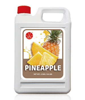 Pineapple Fruit Puree Syrup for Bubble Tea, Smoothies, Cocktails 5KG (11 Lbs) Jar