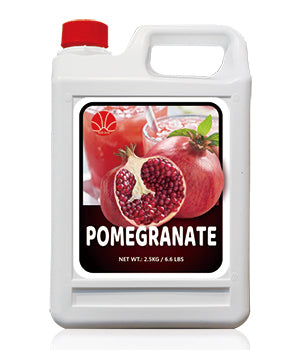 Pomegranate (Grenadine) Fruit Puree Syrup for Bubble Tea, Smoothies, Cocktails 5KG (11 Lbs) Jar