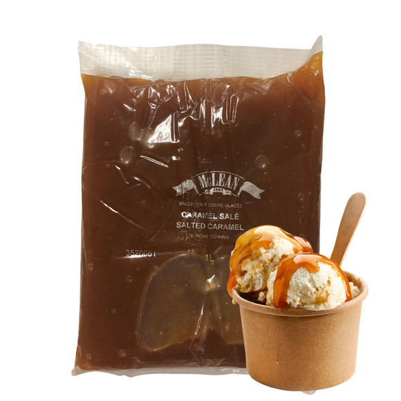 Salted Caramel Sundae Topping - 5X1L/CS - by McLean Canada