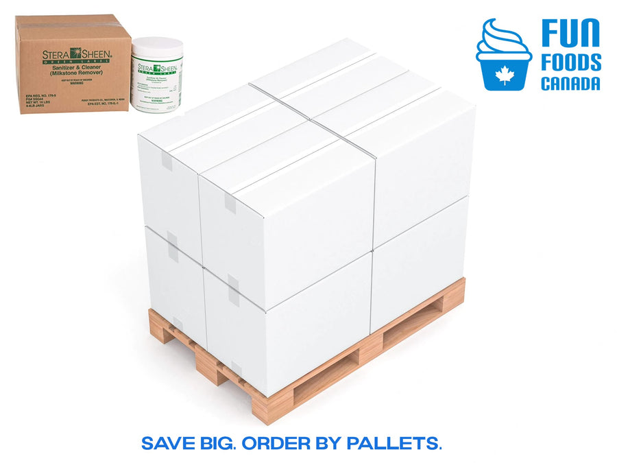 Stera-Sheen Green Label - 4 x 4 Lbs Jars per case - Order By Pallets - Save Big - Distributor Pricing