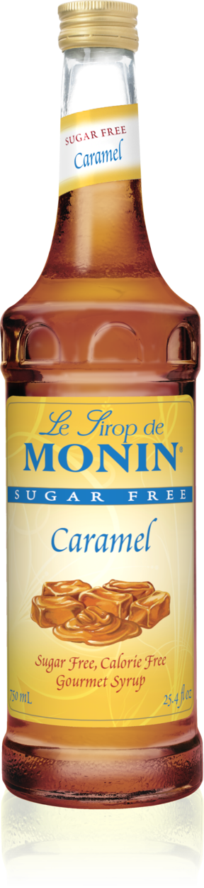 Sugar Free Caramel - Monin - Premium Syrups and Flavourings - 4 x 1 L per case
