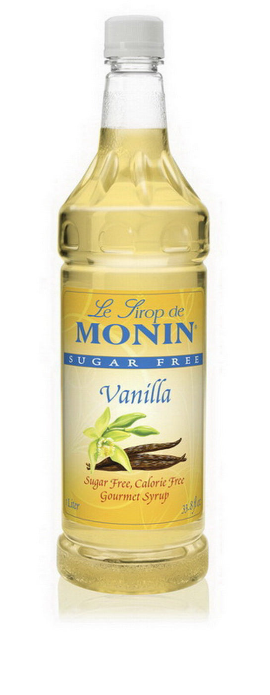 Sugar Free Vanilla - Monin - Premium Syrups and Flavourings - 4 x 1 L per case