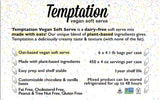 Vegan Temptation Oat Soft Serve Mix - Chocolat - (À base d'avoine) - Sac de 4,08 lb - 6 sacs de 4,08 lb/caisse