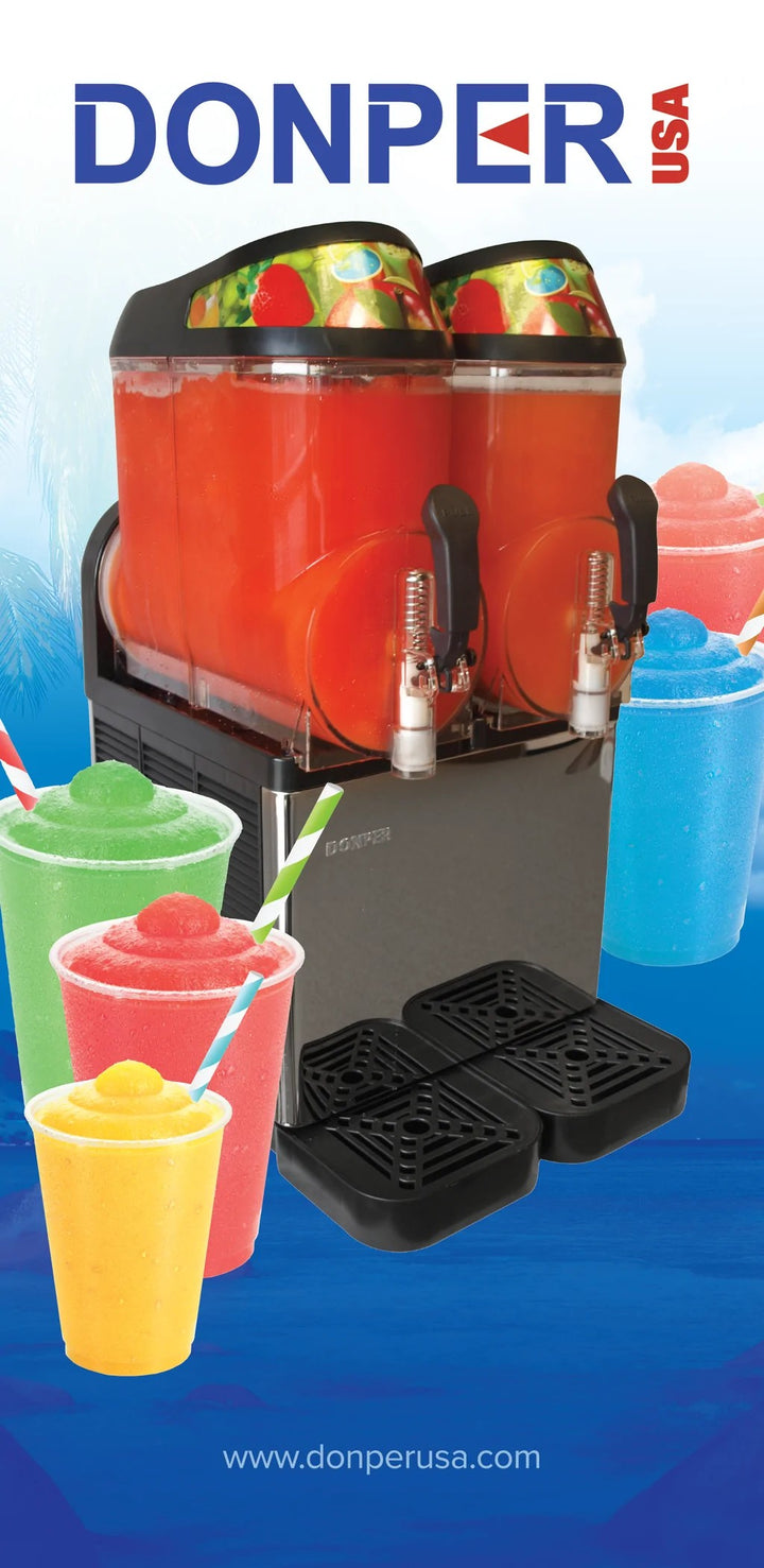 Frozen Drinks and Slush Machine – Donper USA XC224 with Bonus Value Bundle - It's Like Getting A Free Machine