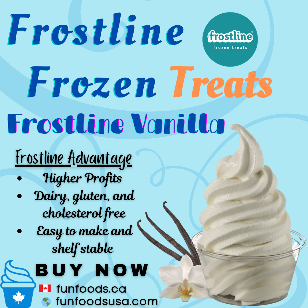 Frostline Vanilla Soft Serve Ice Cream Mix 6 Lbs. Bag Case 6