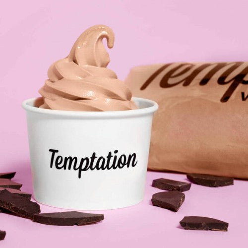 Vegan Temptation Oat Soft Serve Mix - Chocolat - (À base d'avoine) - Sac de 4,08 lb - 6 sacs de 4,08 lb/caisse