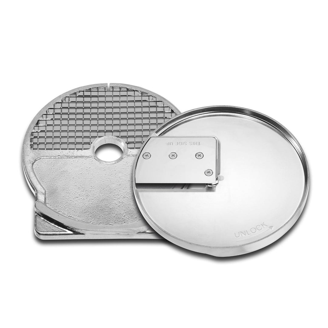 WFP16S25 - Grille de découpe en dés et disque à trancher de 5/16" (8 mm) avec outil de perforation pour grille de découpe en dés 