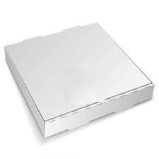 Plain White Pizza Box - 14